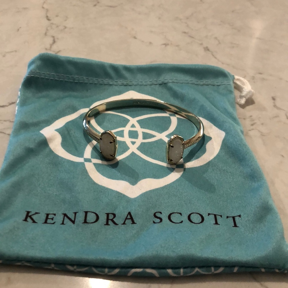 Kendra Scott Elton Cuff Bracelet Iridescent Drusy